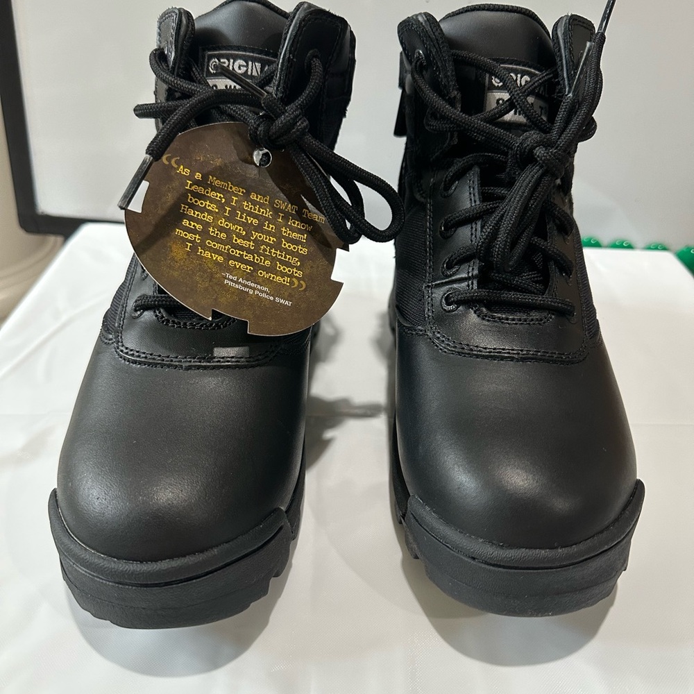 Black Classic 6 inch Swat boots